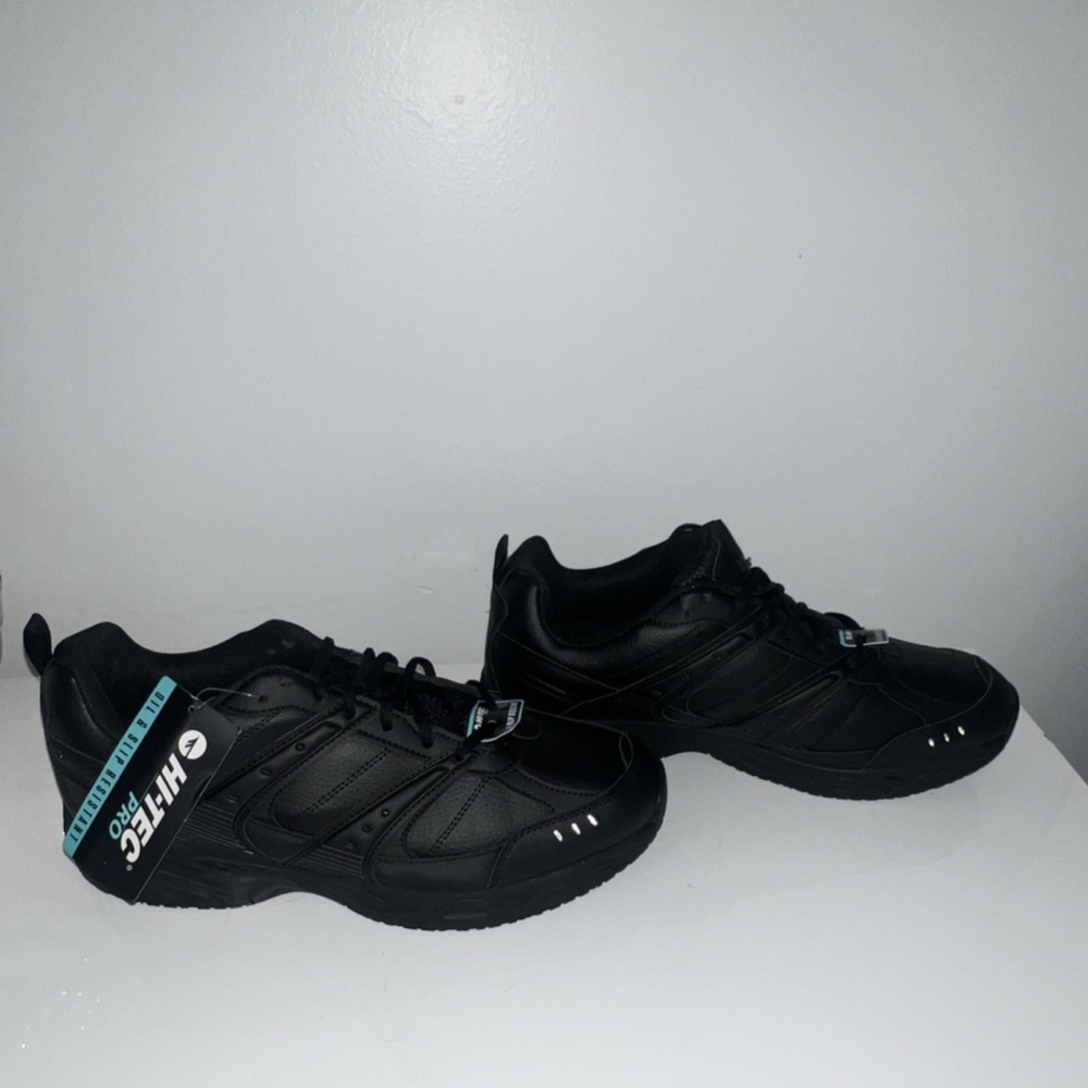 17N11/HI-TEC Pro HT SR Fusion Black X-Wide Men's Work Sneaker Oil Slip Resistant - Picture 5 of 11